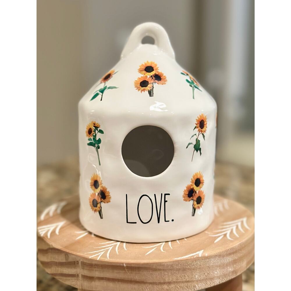 Mini Love Sunflowers Birdhouse by Coastal Night Designs